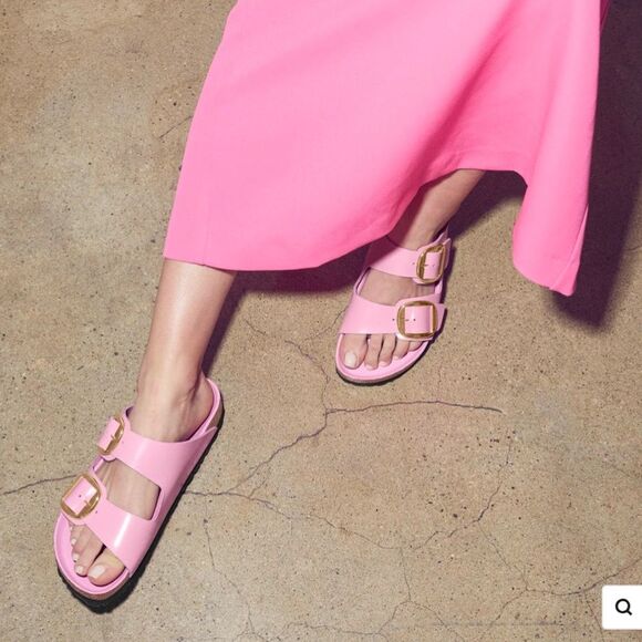 Birkenstock Arizona Big Buckle High Shine Sandals - Picture 13 of 15